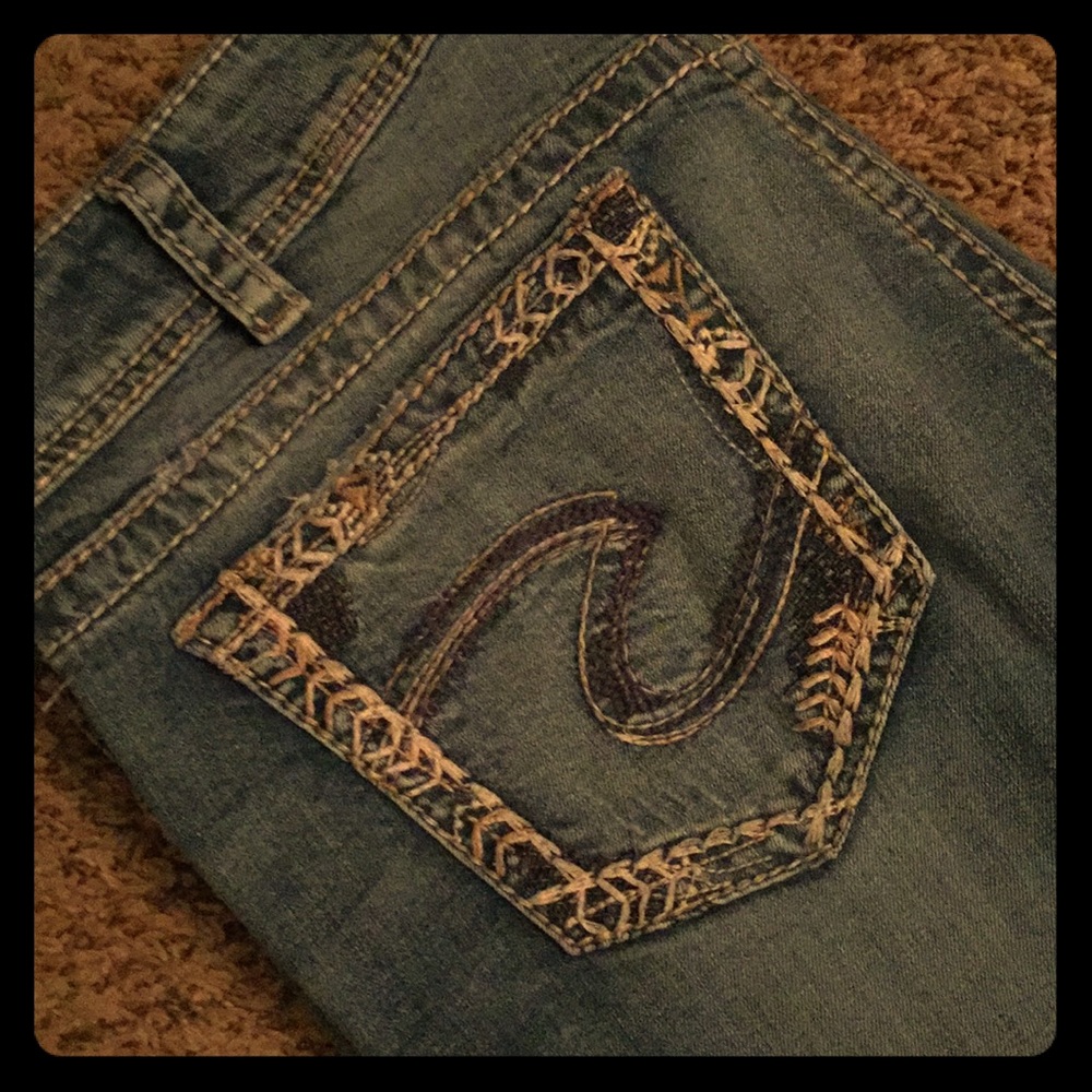 Silver jeans